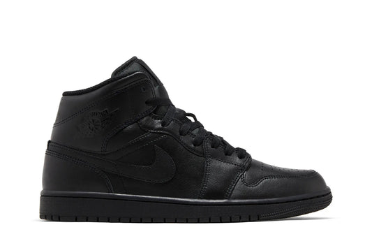 Jordan 1 Mid 'Triple Black' 2022