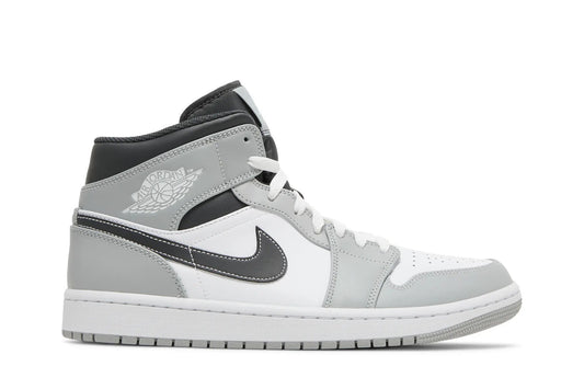 Jordan 1 Mid 'Light Smoke Grey'