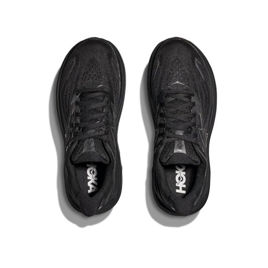 HOKA Clifton 10 Triple Black Cushioned Running Shoes