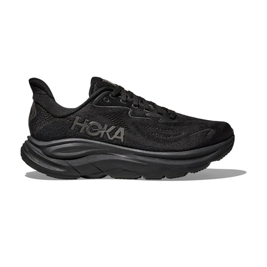 HOKA Clifton 10 Triple Black Cushioned Running Shoes