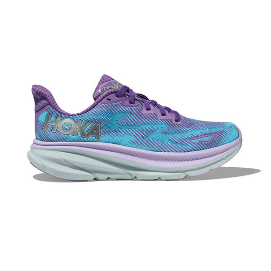 HOKA Clifton 9 Chalk Violet & Pastel Lilac Cushioned Running Shoes