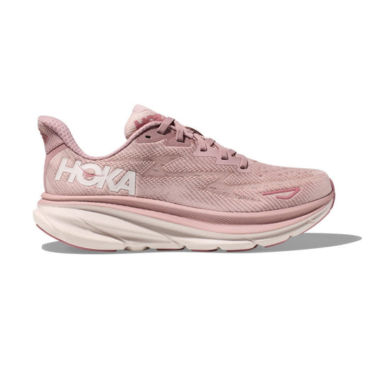 HOKA Clifton 9 Peach Whip Cushioned Running Shoes