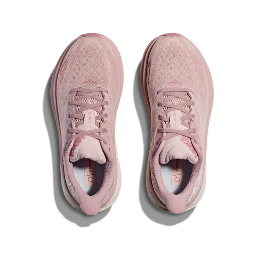HOKA Clifton 9 Peach Whip Cushioned Running Shoes