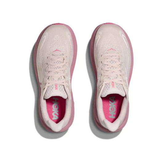 HOKA Clifton 10 Rose Cream Cushioned Running Shoes