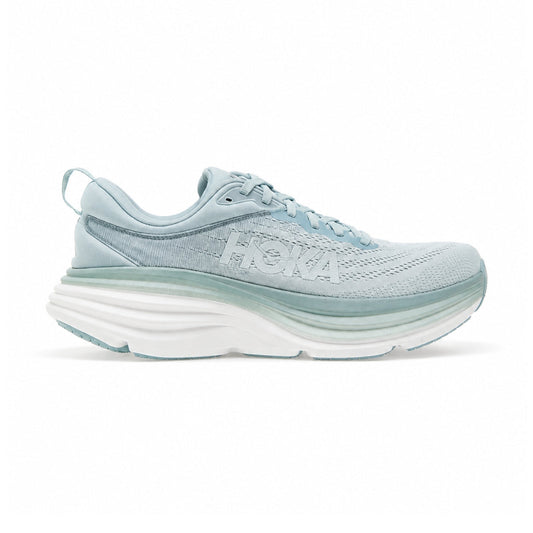 HOKA Bondi 8 Cloud Blue Cushioned Running Shoes