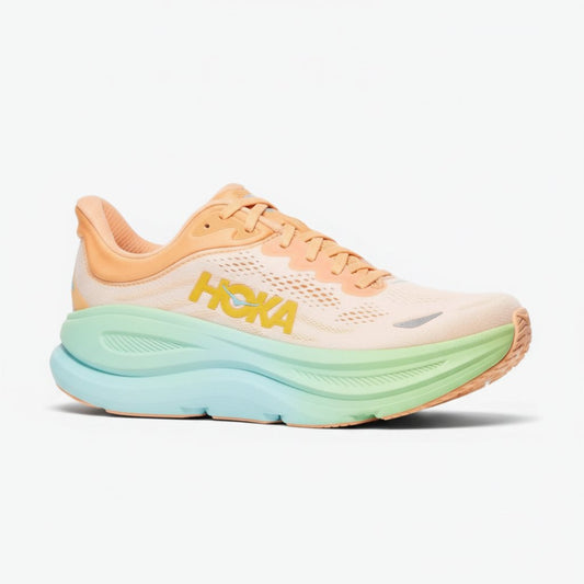 Hoka Bondi 9 Frost Pale Tangerine