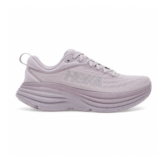 HOKA Bondi 8 Lavender Cushioned Running Shoes